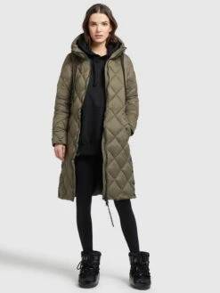 Khujo Wintermäntel Mantel LENNJA Frauen Khaki -Khujo 5253c1c58cb447742e9259bed0688968