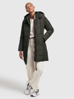 Khujo Kurzmäntel Wintermantel Cups Frauen Dunkelgrün -Khujo 56432a2d764a3a20b8c475c96a8fdd45