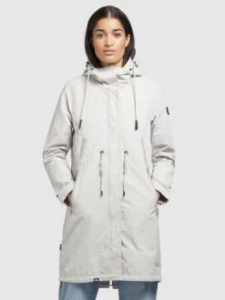 Khujo Übergangsjacken Parka ADDA Frauen Offwhite -Khujo 5809e3b977a006070ea5a828724a1e26