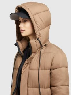 Khujo Wintermäntel Mantel Julina Frauen Hellbraun -Khujo 58b447d52e7107712098cd6f3432f7b3