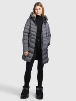 Khujo Kurzmäntel Mantel Tuhani Frauen Dunkelgrau -Khujo 5a7daf007157e621ae98985d61ffe904