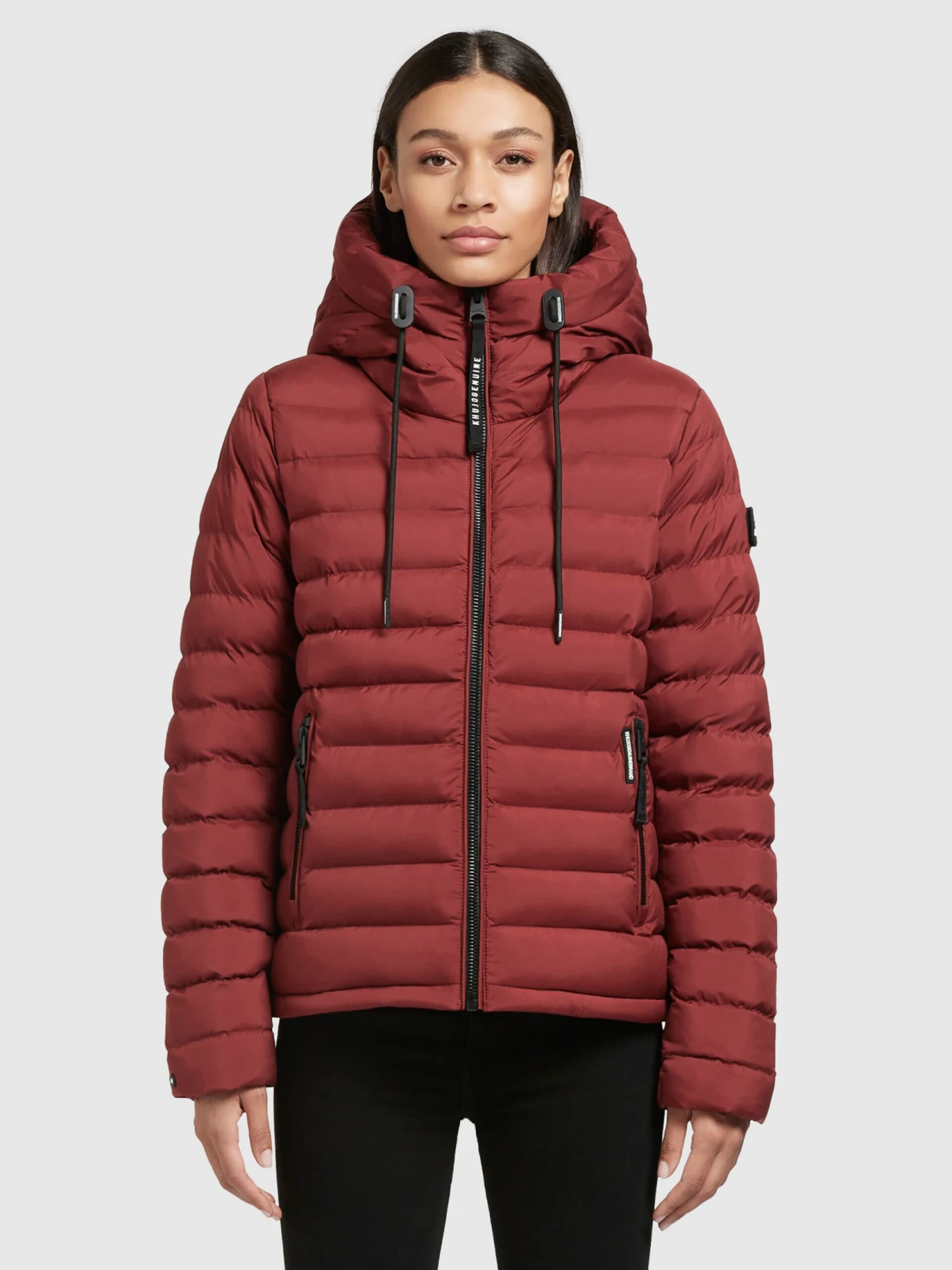 Khujo Übergangsjacken Jacke Lovina Frauen Dunkelrot 4 Khujo Übergangsjacken Jacke Lovina Frauen Dunkelrot – Bild 2