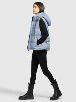 Khujo Westen Weste Eden Frauen Hellblau 15 Khujo Westen Weste Eden Frauen Hellblau -Khujo 5ab921c5a9167404599baf392faf9497