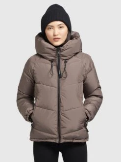 Khujo Winterjacken Jacke Esila Frauen Mokka -Khujo 5b83c218be28d873a0dd95509516785e