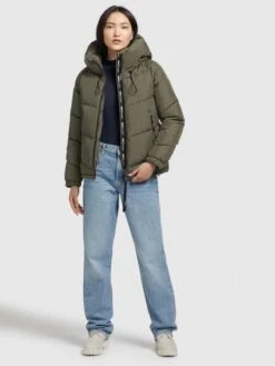 Khujo Winterjacken Jacke Esila Frauen Khaki -Khujo 5bff01d3346dbc20c68791d5178d178a