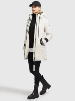 Khujo Übergangsmäntel Wintermantel Jerry Frauen Offwhite -Khujo 5c09d18b9c83608bd8adbb478faa7958