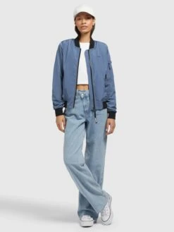 Khujo Übergangsjacken Übergangsjacke Stence2 Frauen Blau -Khujo 5de29641214c1c9b5bbce0e679cacd2e 1