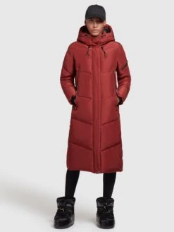 Khujo Übergangsmäntel Mantel Frauen Dunkelrot -Khujo 5e1bfbe11b6b43ccb07adbd765037978