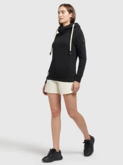 Khujo Hoodies Sweatshirt Rhabea Frauen Schwarz -Khujo 5e49744785e67520db0622520279bd2a