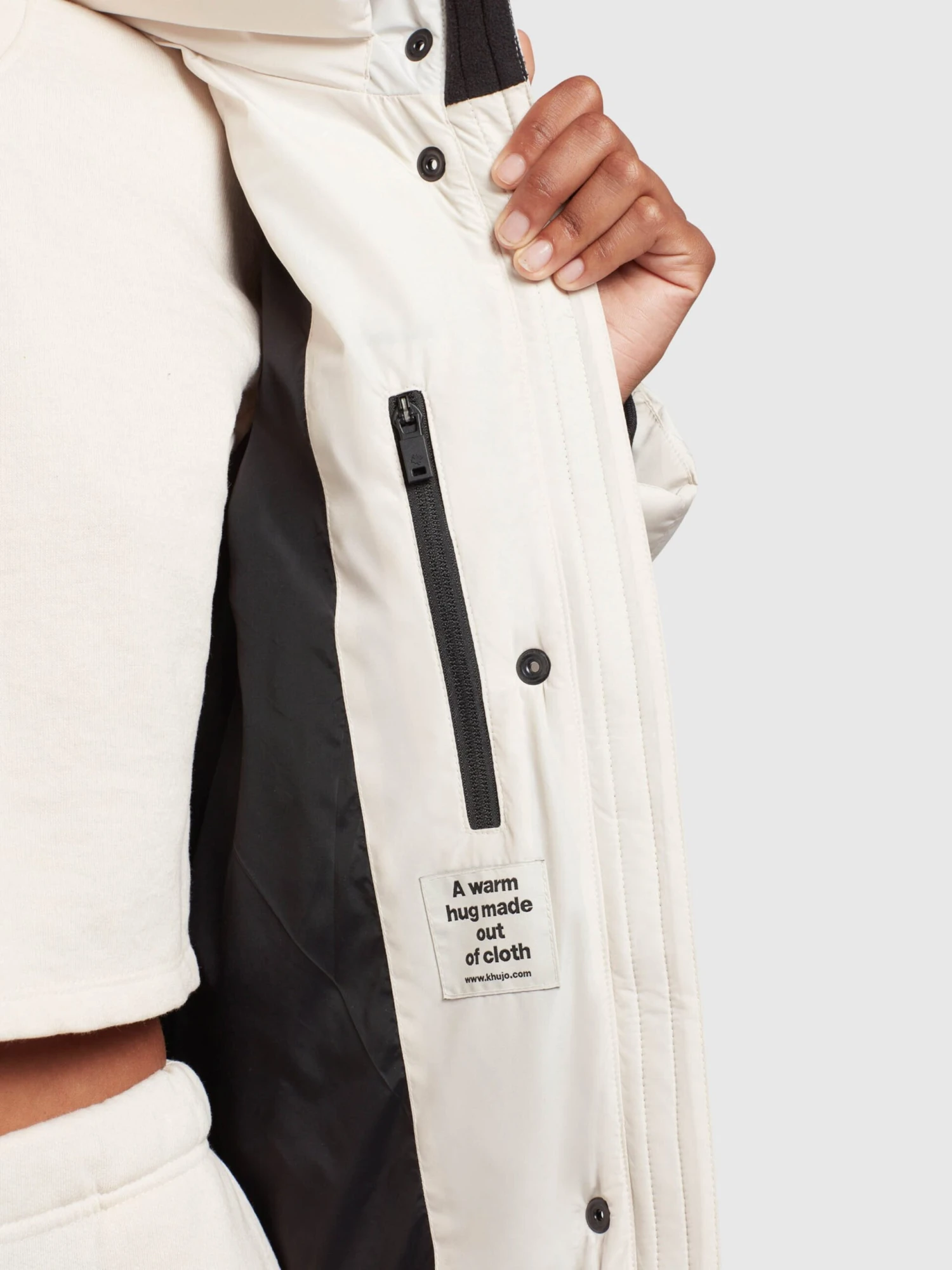 Khujo Wintermäntel Mantel Sonje 4 Frauen Offwhite 10 Khujo Wintermäntel Mantel Sonje 4 Frauen Offwhite – Bild 8