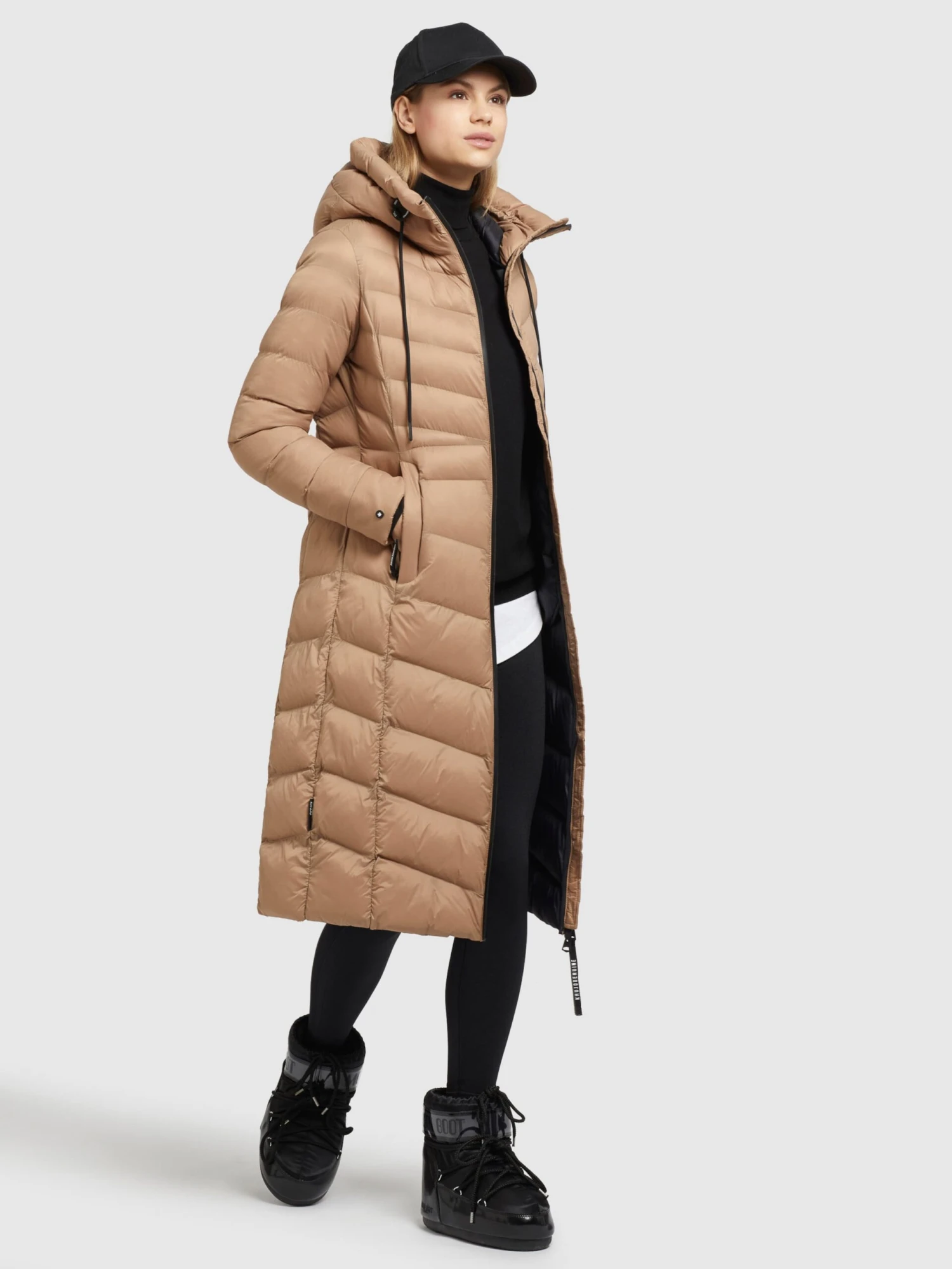 Khujo Wintermäntel Mantel Ingram 2 Frauen Dunkelbeige 8 Khujo Wintermäntel Mantel Ingram 2 Frauen Dunkelbeige – Bild 6