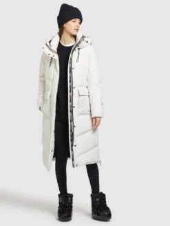 Khujo Wintermäntel Mantel Elvita Frauen Offwhite -Khujo 5fdb9e3bc649f824c6629c3363be0b8b