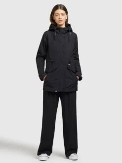 Khujo Parka Übergangsjacke FELINA Frauen Schwarz -Khujo 610e2e992561a0951787e7ef0195c1bb
