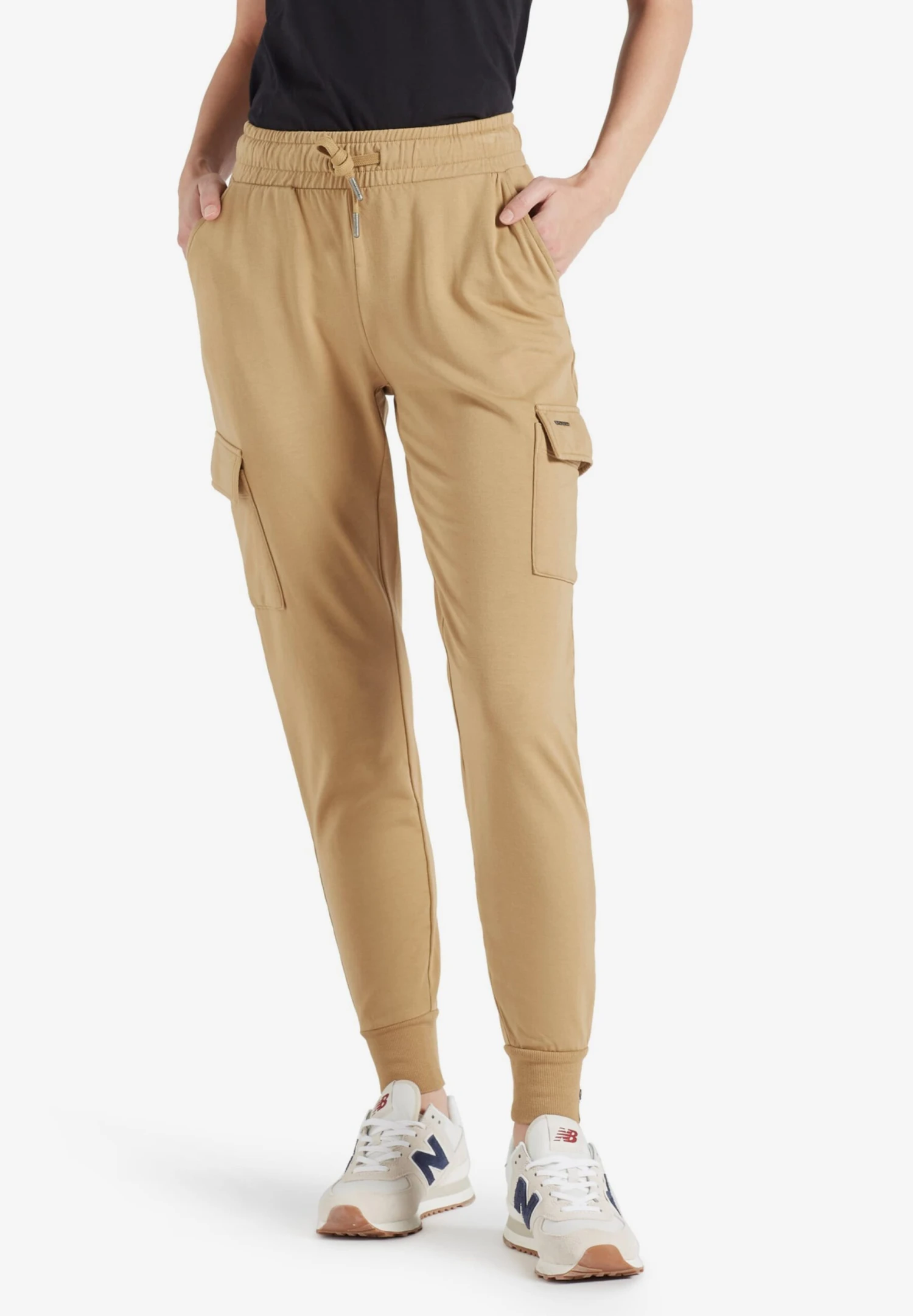 Khujo Jogginghosen Tapered Hose Staci Frauen Beige 4 Khujo Jogginghosen Tapered Hose Staci Frauen Beige – Bild 2