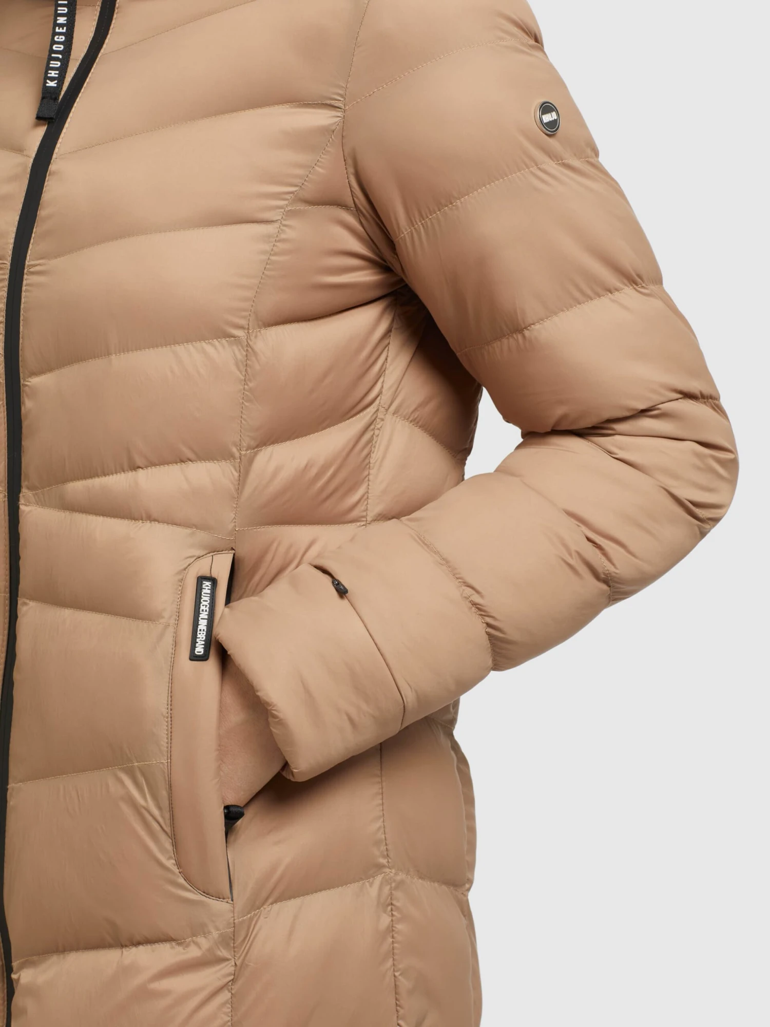 Khujo Wintermäntel Mantel Ingram 2 Frauen Dunkelbeige 10 Khujo Wintermäntel Mantel Ingram 2 Frauen Dunkelbeige – Bild 8