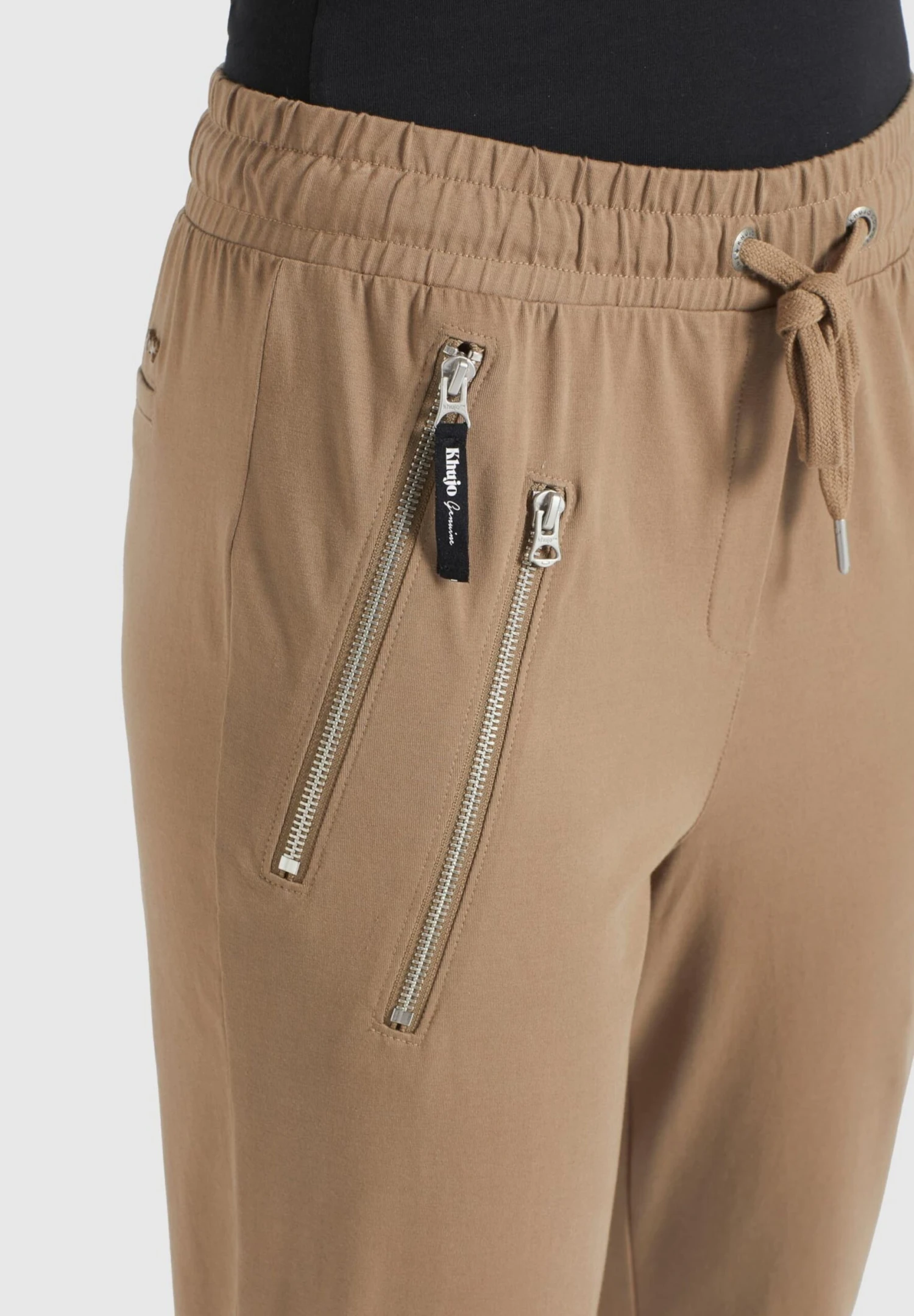 Khujo Jogginghosen Slimfit Hose Lyndsy Frauen Hellbraun 8 Khujo Jogginghosen Slimfit Hose Lyndsy Frauen Hellbraun – Bild 6