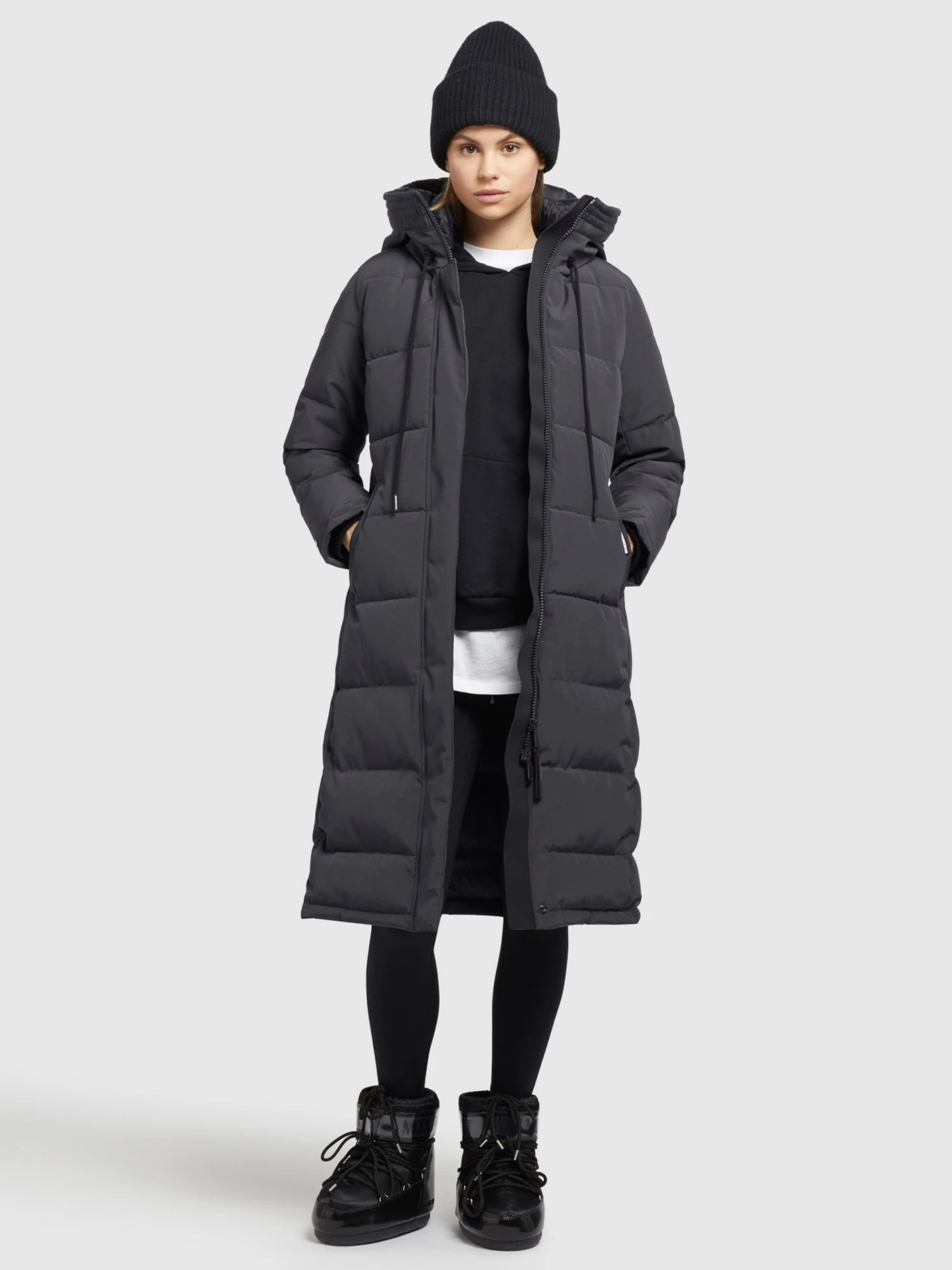 Khujo Wintermäntel Mantel Rugg Frauen Graphit 8 Khujo Wintermäntel Mantel Rugg Frauen Graphit – Bild 6