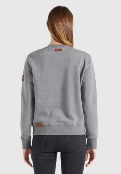 Khujo Sweatshirts Sweatshirt Lisel Frauen Grau -Khujo 64da31f72ed886a03841f827d905f281
