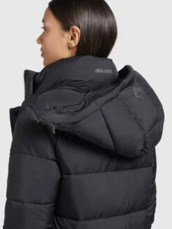 Khujo Wintermäntel Mantel Corinna Frauen Schwarz -Khujo 6895fa9b1a3ae2377cdfeda9ad4babc0