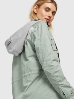 Khujo Übergangsjacken Jacke FLAMES Frauen Pastellgrün -Khujo 6b10ea9e49db3f9b9701f4685c129269