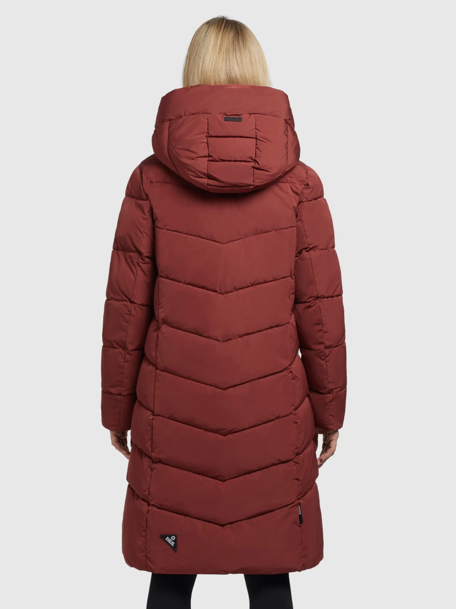 Khujo Übergangsmäntel Mantel Klayd Frauen Dunkelrot 6 Khujo Übergangsmäntel Mantel Klayd Frauen Dunkelrot – Bild 4