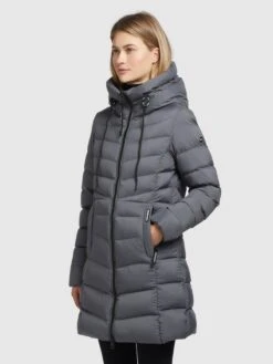 Khujo Kurzmäntel Mantel Tuhani Frauen Dunkelgrau -Khujo 6c9446ed2a1746fb5acf1bb267be9742