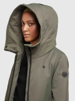 Khujo Übergangsmäntel Mantel LISAD Frauen Khaki -Khujo 6c9fa566bf470dcd7a03313c9b82f704