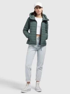 Khujo Übergangsjacken Übergangsjacke Lovina4 Matt Frauen Smaragd -Khujo 6cb064fe00131d6754d83e0482e04243