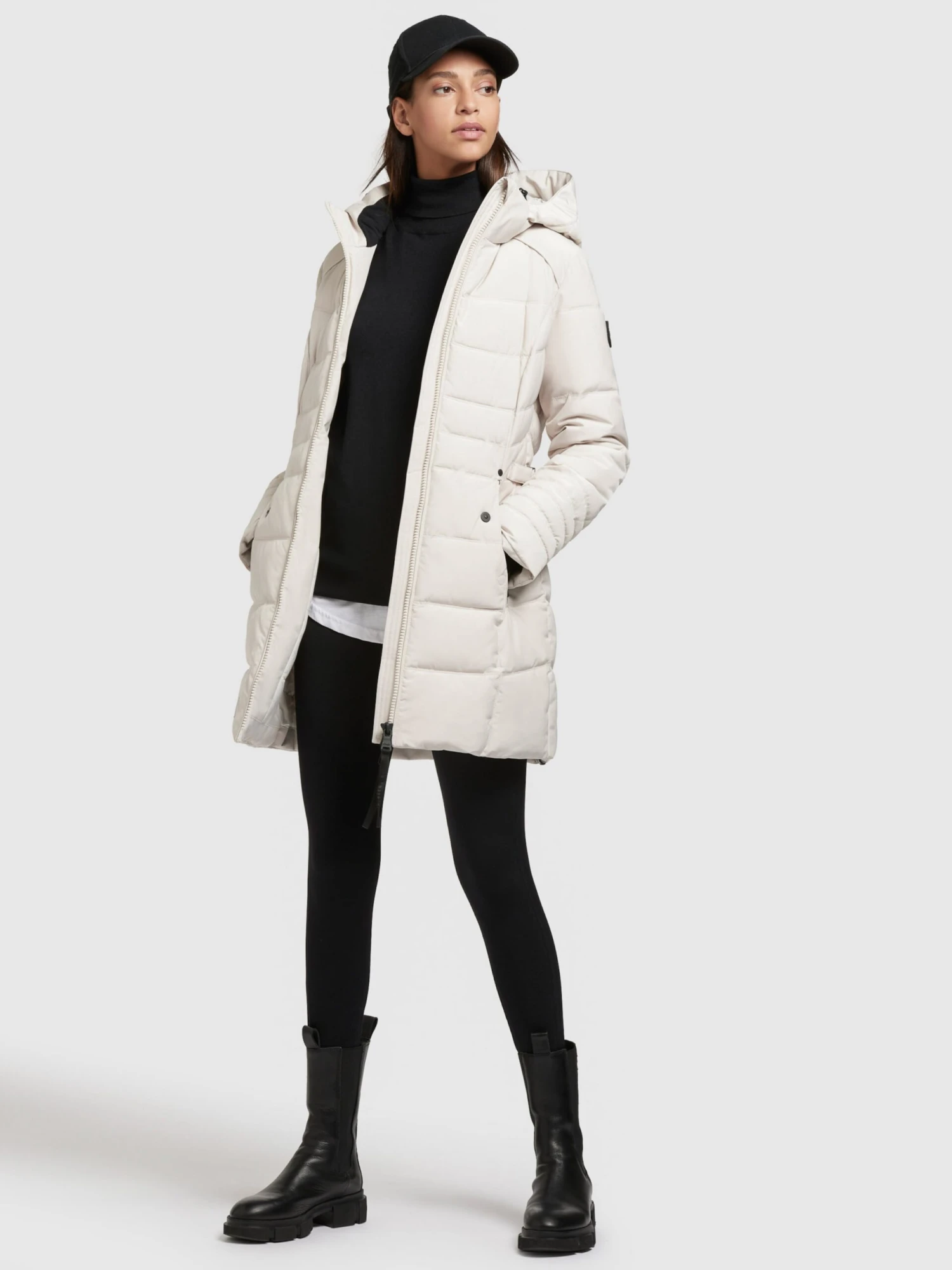 Khujo Kurzmäntel Jacke Amary Frauen Offwhite 8 Khujo Kurzmäntel Jacke Amary Frauen Offwhite – Bild 6