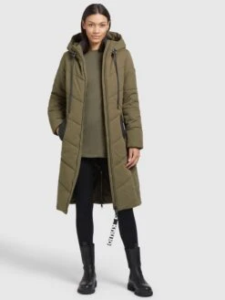 Khujo Winterjacken Winterjacke Aibay Frauen Khaki -Khujo 712991380e8906378cd43714041c0e70