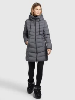 Khujo Kurzmäntel Mantel Tuhani Frauen Dunkelgrau -Khujo 71dd23ce600714bbfa6fbb7e4348d913