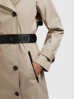 Khujo Trenchcoats Mantel Sarina Frauen Hellbeige -Khujo 7248b1e7ab741c596d75f1b84902f8ea