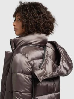 Khujo Wintermäntel Mantel Julina Frauen Taupe -Khujo 75a16c369d76192815fea59c09ed5fb9