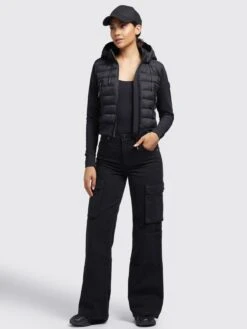 Khujo Übergangsjacken Jacke Dalis Matt Frauen Schwarz -Khujo 7806a91d30ebf5fac3e2cea7ed84a1f5