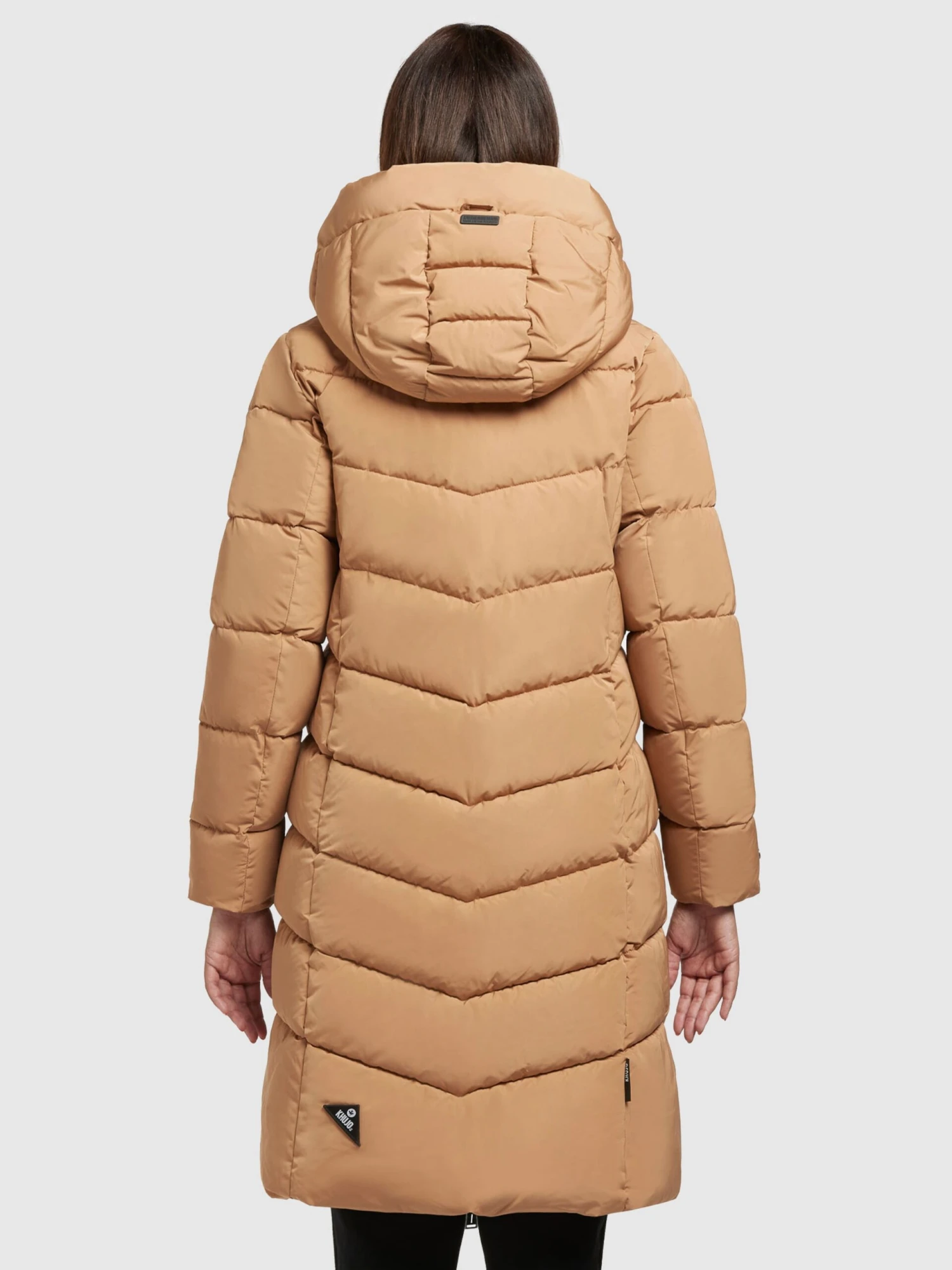 Khujo Übergangsmäntel Mantel Klayd Frauen Ocker 6 Khujo Übergangsmäntel Mantel Klayd Frauen Ocker – Bild 4