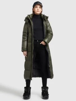 Khujo Wintermäntel Mantel Melona Frauen Khaki -Khujo 7a80c9562bec694a074a5618d59b3d7b