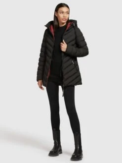 Khujo Übergangsjacken Jacke Noomi Frauen Schwarz -Khujo 7da80f142401e976a789cd934c3dabb1