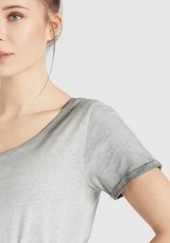 Khujo T-Shirts T-Shirt Baru Frauen Grau -Khujo 7e257ab75b5f8aec65c1e964340384dc
