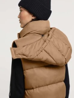 Khujo Westen Weste Eden Frauen Hellbraun -Khujo 800065465832a66f8141de81cfd3453a