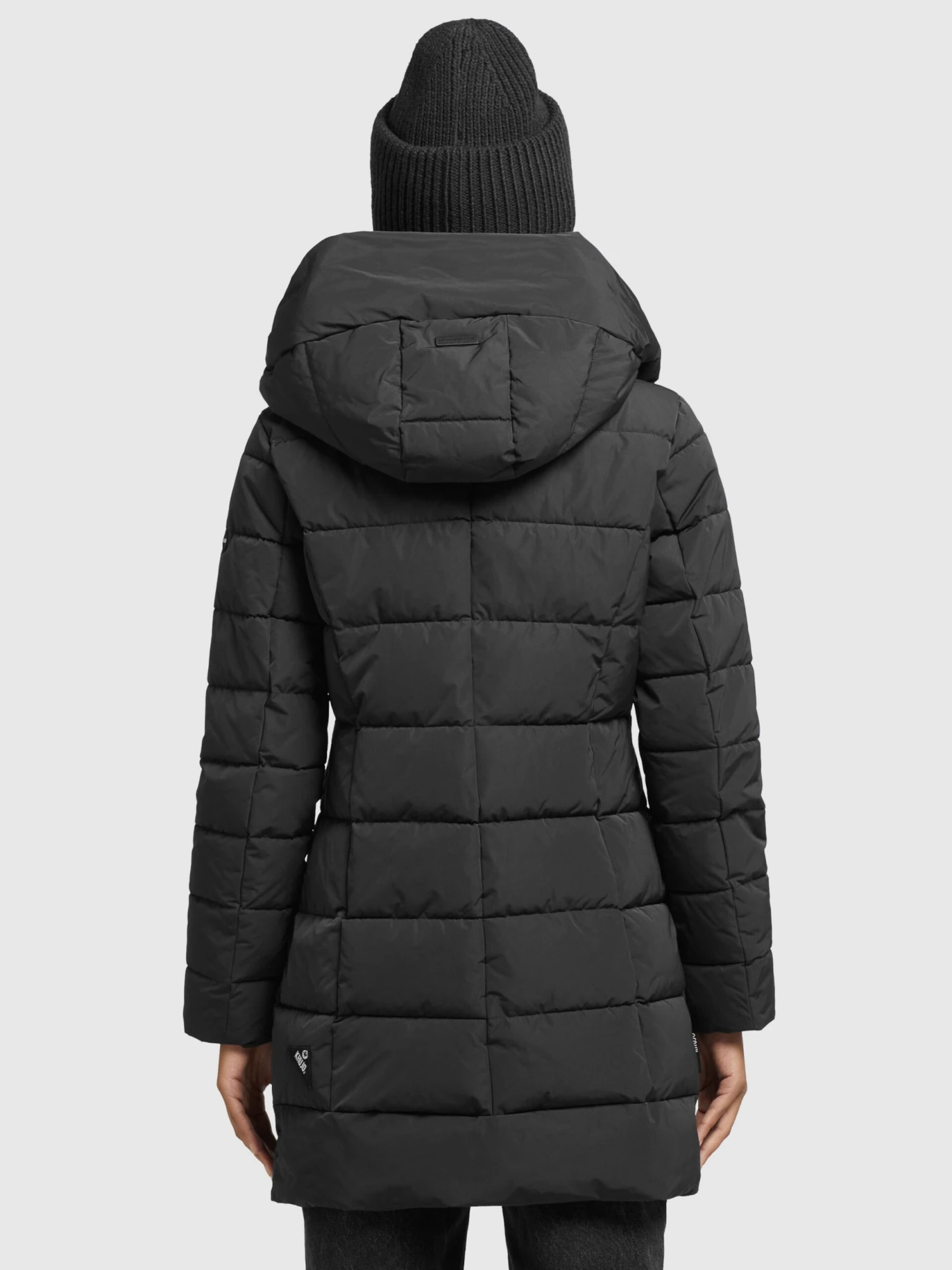 Khujo Kurzmäntel Mantel Floyt Frauen Schwarz 6 Khujo Kurzmäntel Mantel Floyt Frauen Schwarz – Bild 4