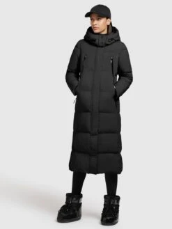 Khujo Übergangsmäntel Mantel Melona Frauen Schwarz -Khujo 8d298777f2d691999e154d6d75a5d38f