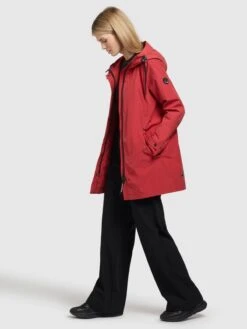 Khujo Übergangsjacken Jacke Frauen Rot -Khujo 904e2f66201f0899f91a3debe3800d93