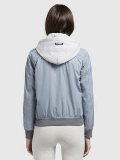 Khujo Übergangsjacken Jacke PERSEE Frauen Hellblau / Grau -Khujo 90e7e2dd906b46b06d158f4b6beef28d