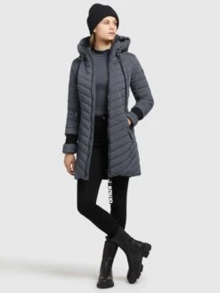 Khujo Wintermäntel Mantel Nita Frauen Anthrazit -Khujo 9147799d65370b0d6d2917a55b650d78