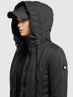 Khujo Winterjacken Mantel Jerry Frauen Schwarz -Khujo 929cb068fa58f207750f374063e9fff9
