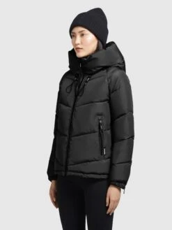 Khujo Winterjacken Jacke Esila Frauen Schwarz -Khujo 988ae28afc07b06d9f5505fd0cfcb7b2