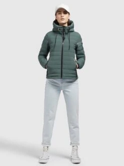 Khujo Übergangsjacken Übergangsjacke Lovina4 Matt Frauen Smaragd -Khujo 996b4e0f2c5b24e3adab364a44dcf8c5