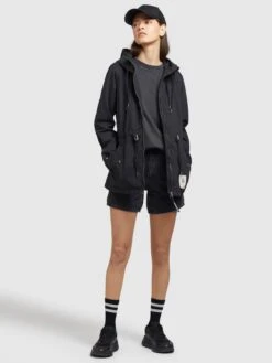 Khujo Übergangsjacken Übergangsjacke SESIA Frauen Schwarz -Khujo 9d0b18510acaa5b564d56439819f0f30