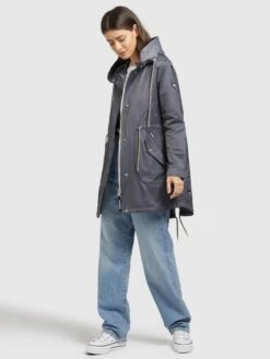Khujo Parka Übergangsmantel ONDA2 Frauen Taubenblau -Khujo 9e2ec4689a004af906b8d20b86617424