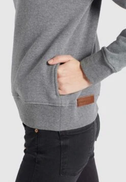 Khujo Sweatshirts Sweatshirt Lisel Frauen Grau -Khujo 9fb5d5690cc4584d98565f4332cf3f0b